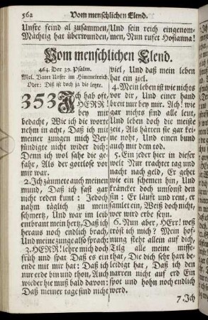 Vom menschlichen Elend.