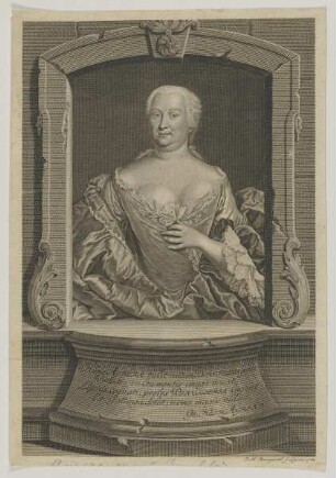 Bildnis der Johanna Maria Ayrer, gebohrene Dornfeld