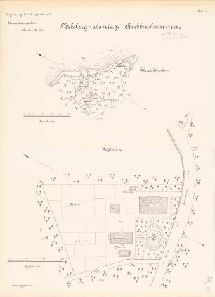 Nebelsignalanlage Stubbenkammer, Sassnitz: Lagepläne 1:5000, 1:250