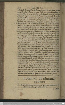 Locus 70. ab Alimentis ad Dotem