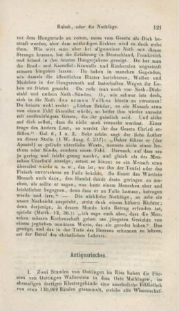 121-124 Antiquarisches