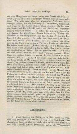 121-124 Antiquarisches
