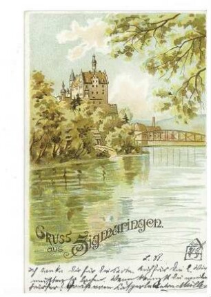 Schloss Sigmaringen und Donau