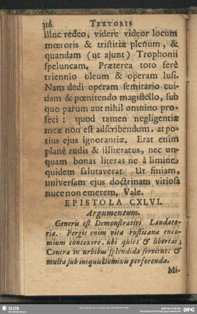 Epistola CXLVI.