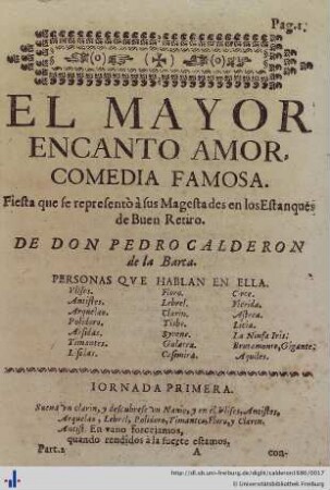 El mayor Encanto Amor.