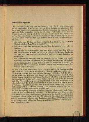 Ziele und Aufgaben