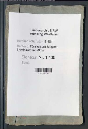 Angelegenheiten der Pfarre zu Ferndorf