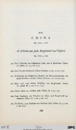 XIV. China (Nr. 559-597)