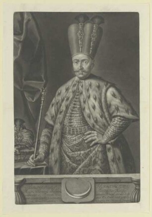 Bildnis des türkischen Sultan Mahomet V.