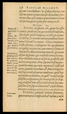 De forma. 61. - De oppositis. 50. [i.e. 70.]