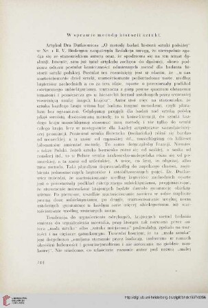 5: W sprawie metody historii sztuki