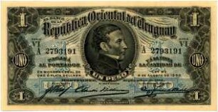 Geldschein, 1 Peso, 09/1914