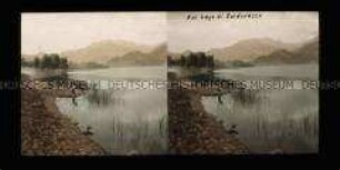 Junge am Ufer des Lago di Caldonazzo