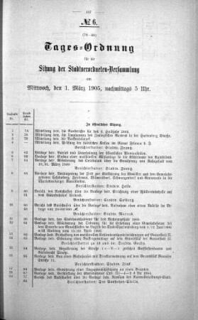 No. 6. (78-88), 01. März 1905