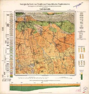 [1389] Ludwigswalde, Geologische Karte von Preußen und benachbarten Bundesstaaten
