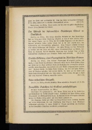 Französische Bataillone bei Soissons zurückgeschlagen.