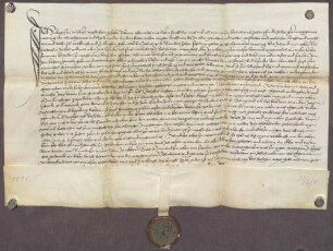 Gültverschreibung von Augustin Wüst, wohnhaft zu Weißenstein, über zehn Pfund Heller Hauptgut, für das er jährlich zehn Schilling Heller an die Liebfrauenkapelle zu Weißenstein zahlt.