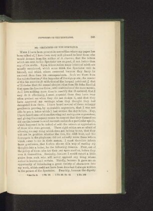 163.-Criticisms on the Spectator.