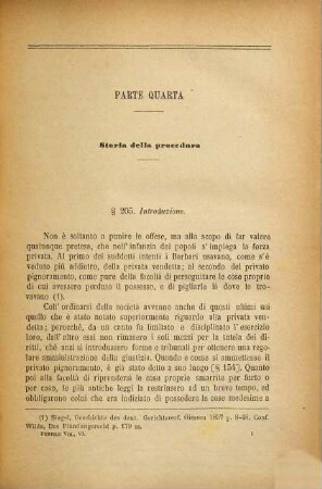 Storia di diritto italiano dalla caduta dell'impero romano alla codificazione, 6,1. Storia della procedura ; 1