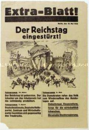 Aufruf der Deutschen Demokratischen Partei zur Reichstagswahl 1928