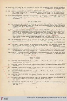 Teppiche (Nr. 376-420)