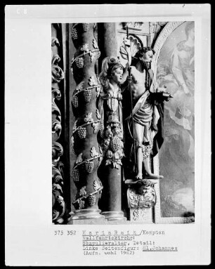 Skapulieraltar: Heilige Johannes Evangelist