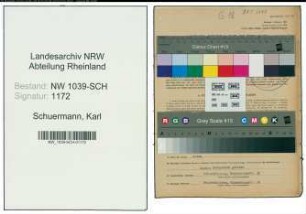 Entnazifizierung Karl Schuermann , geb. 17.02.1906 (Syndikus)