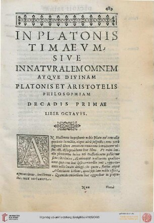Liber octavus
