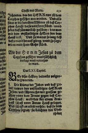 Das LXI. Capitel. - Das LXV. Capitel.