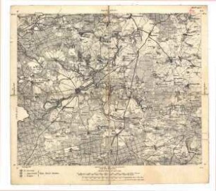 Topographische Karte 1 : 100.000. Blatt 133 Templin