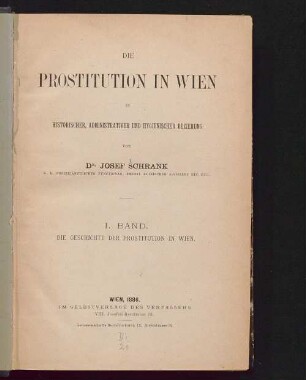 1: Die Geschichte der Prostitution in Wien