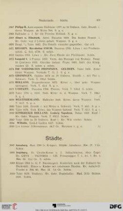Städte (Nr. 3087-3346)