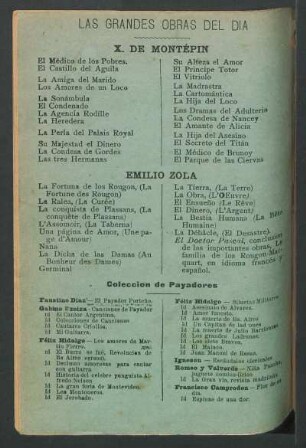 Las grandes obras del día