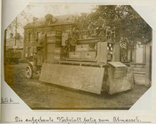 Foto einer transportablen Werkstatt
