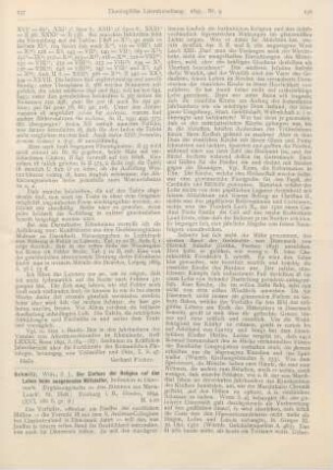 237-239 [Rezension] Schmitz, Wilh., Der Einfluss der Religion auf das Leben beim ausgehenden Mittelalter, besonders in Dänemark