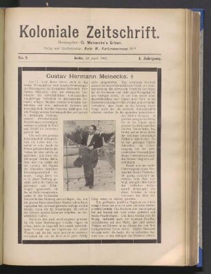 No. 9. Berlin, 30. April 1903