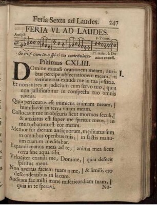 Feria VI. Ad Laudes.