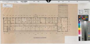 Hamm, Polizeipräsidium, Altbau, Bauteil A, Borbergbaustrasse, 4. Obergeschoss, Grundriss