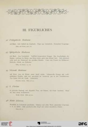 III. Figürliches (Nr. 42-48)