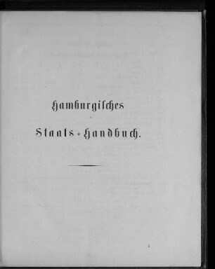 Hamburgisches Staats-Handbuch.