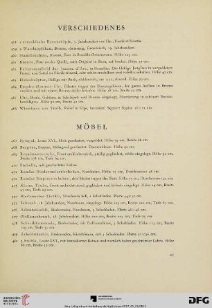 Verschiedenes (Nr. 458-466)