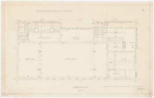 Studentenhaus der Technischen Hochschule Berlin-Charlottenburg: Grundriss 1. Obergeschoss 1:100