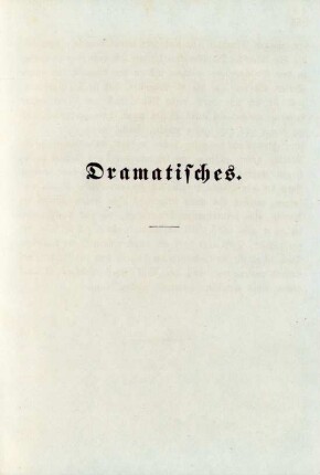 Dramatisches