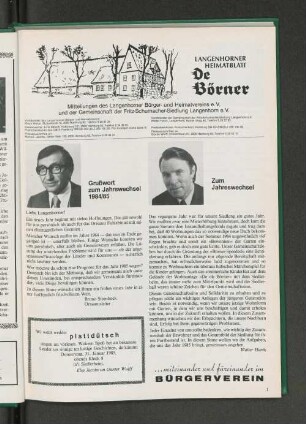 Zum Jahreswechsel