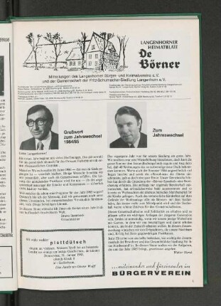 Zum Jahreswechsel