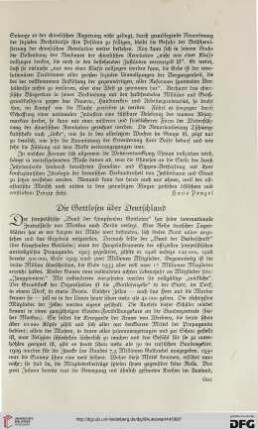 Die Gottlosen über Deutschland