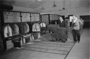 Weimar. Nationale Mahn- und Gedenkstätte Buchenwald. Verbrennungsöfen im Krematorium