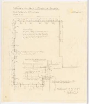 St. Elisabeth Kirche (mit Pfarrhaus), Bochum-Gerthe: Pfarrhaus, Sockelplan 1:50