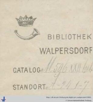 Exlibris (Aus: UB Freiburg, TX 2018/269).