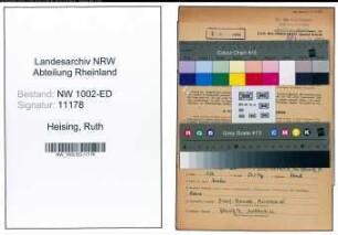 Entnazifizierung Ruth Heising, geb. 07.09.1895 (Lehrerin)